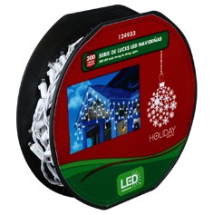 SERIE DE LUCES LED LLUVIA 200 LUCES BLANCO