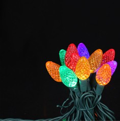 SERIE DE LUCES LED PARA ÁRBOL DE NAVIDAD C6 150 LUCES MULTICOLOR