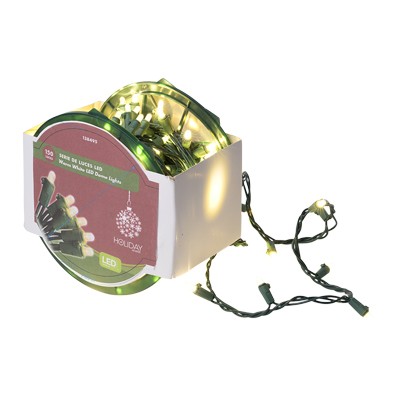 SERIE DE LUCES LED PARA ÁRBOL DE NAVIDAD DOMO 150 LUCES BLANCO