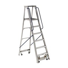 ESCALERA DE ALUMINIO 6 ESCALONES HASTA 2.49 M