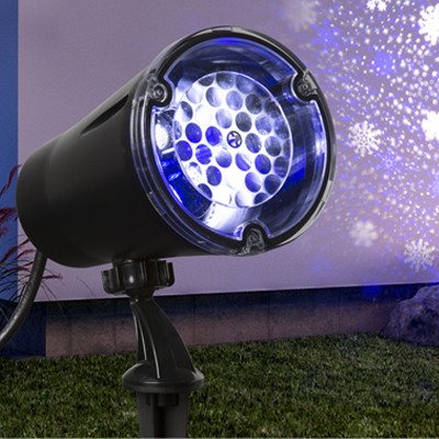 PROYECTOR NAVIDEÑO LED TORMETA DE NIEVE