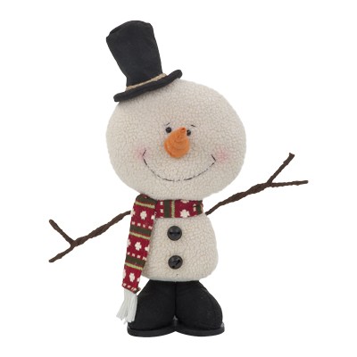 PELUCHE NAVIDEÑO MONO DE NIEVE 36 CM VARIOS MODELOS