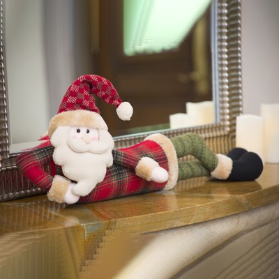 PELUCHE NAVIDEÑO SANTA ACOSTADO 68 CM
