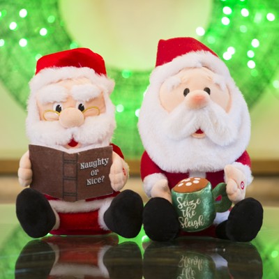 PELUCHE ANIMADO NAVIDEÑO SANTA CLAUS CON TAZA/ LIBRO