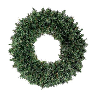 CORONA NAVIDEÑA ARTIFICIAL 60 CM VERDE