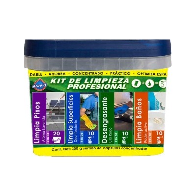 DROP IT KIT DE LIMPIEZA PROFESIONAL 50 PIEZAS