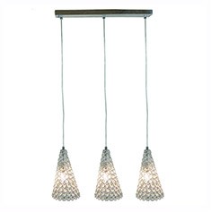 LÁMPARA COLGANTE DE 3 LUCES E27 40 W