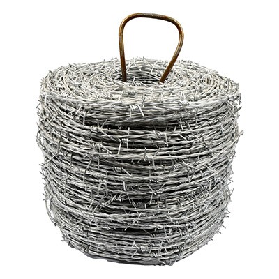 ALAMBRE DE PÚAS 360 M PLATA