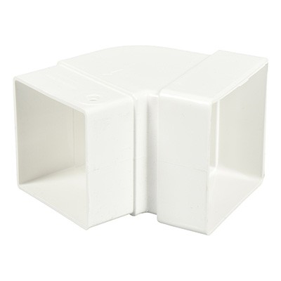 CODO CUADRADO BLANCO 10.2 X 6.5 CM