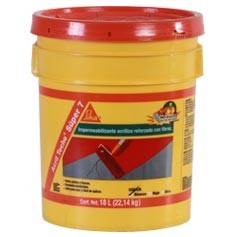 IMPERMEABILIZANTE ACRÍLICO SIKA TECHO SUPER 7 AÑOS 18 L