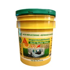 IMPERMEABILIZANTE ACRIL TECHO GREEN 5 AÑOS BLANCO 19 L