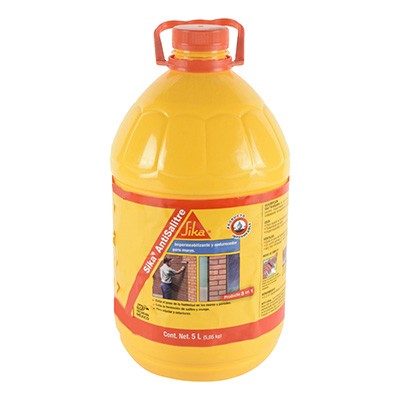 IMPERMEABILIZANTE Y ENDURECEDOR PARA MUROS BLANCO 5 L