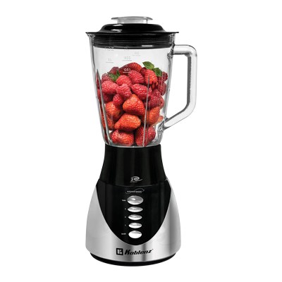 LICUADORA KOBLENZ NEGRO/ACERO INOXIDABLE 400 WATTS