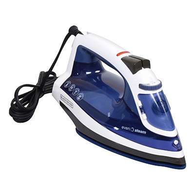 PLANCHA SMARTSTEAM BLACK+DECKER AZUL 28 CM