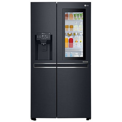 REFRIGERADOR LG 22 PIES INSTAVIEW MATE NEGRO